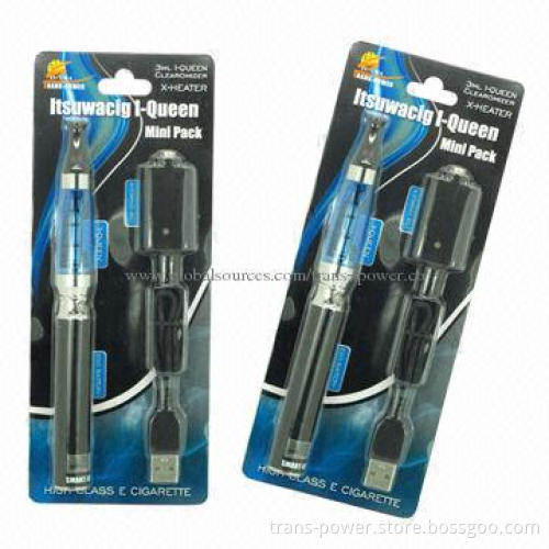 2014 Itsuwa E-cigarette Kit, 159 x 16mm eGo I-queen Blister, No Leakage, 650mAh Battery Capacity